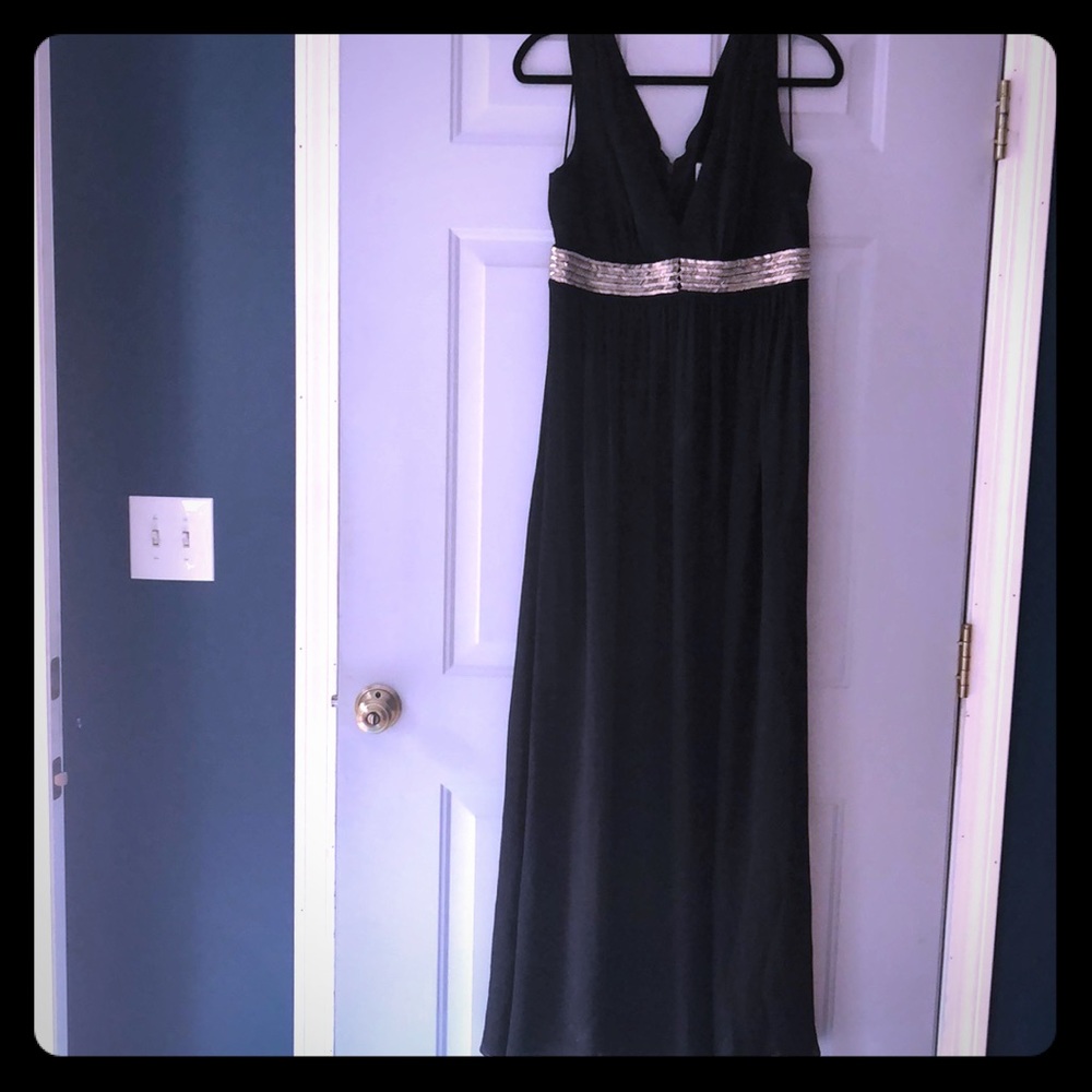 Long maxi cocktail dress